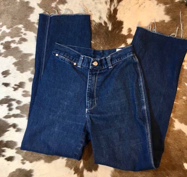 Vintage High Waisted Vidal Sasson Jeans Vintage Size 12 Etsy