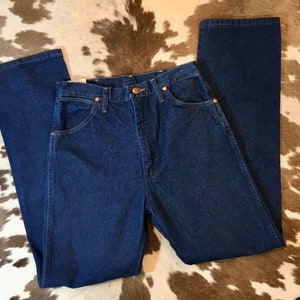 NOS Vintage Wrangler Straight Leg Slim Fit Cowboy Cut size 11x32