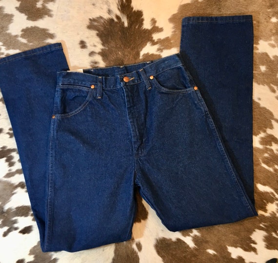 NOS Vintage Wrangler Straight Leg Slim Fit Cowboy Cut size 11x32
