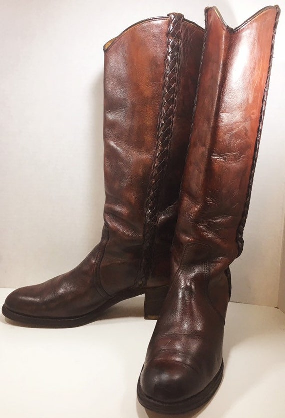 Tall Miss Capezio Campus Equiatrian Cowgirl Boots woman's size 9