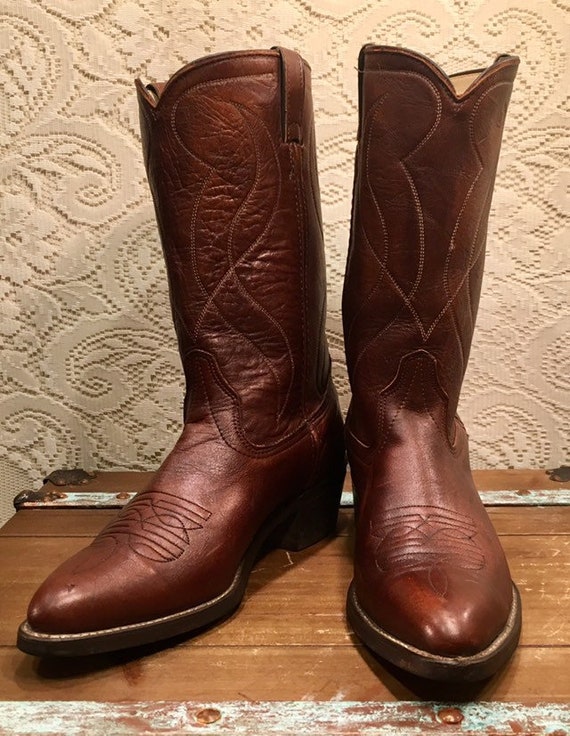 Brown Texas Cowboy Boots size 10 1/2D