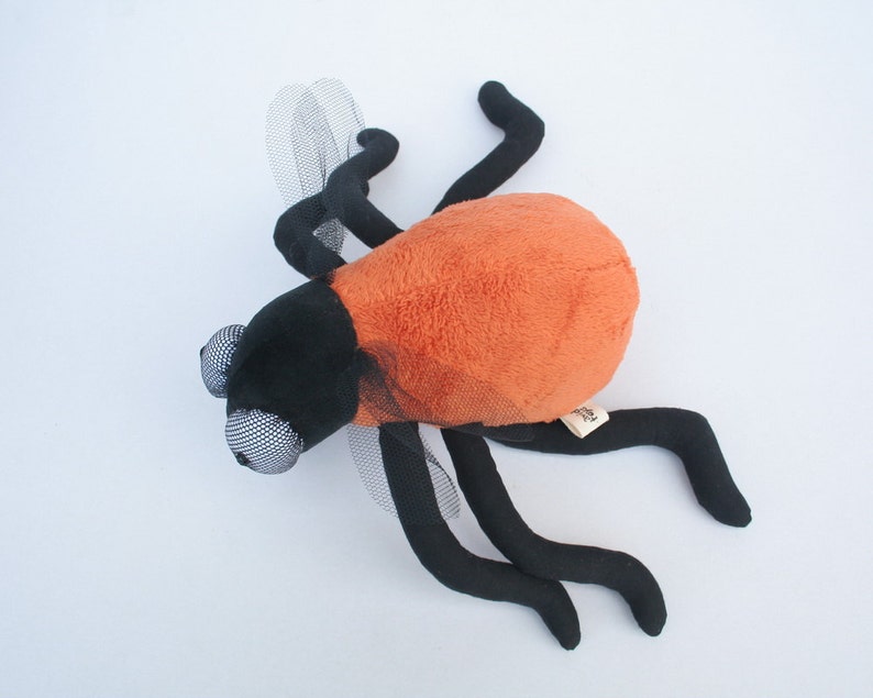 Funny Fruit Fly Plush Toy Plushie Insect Orange Softie Etsy UK