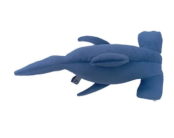 Hammerhead Shark Plush Toy, Fat Baby Hammerhead Shark Plushie, Ocean Nursery Decor, Stuffed Deep Sea Critter, Gift for Kids, Girl or Boy