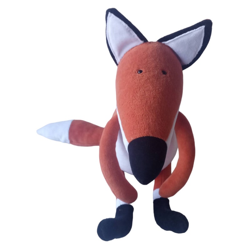 Rusty the Plush Fox, Rusty reddish Stuffed Foxy Toy image 6
