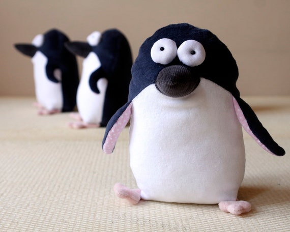 blue penguin plush toy