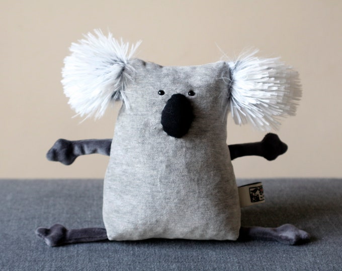 RtS Muma Koala Plushie, Little Pocket Koala Stuffie Toy, Funny Marsupial Pocket Plush, Ready to ship