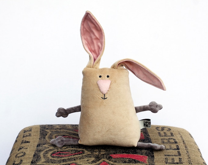 Muma Easter Bunny Plushie, Little Pocket Rabbit Stuffie Toy, Funny Bunny Pocket Plush