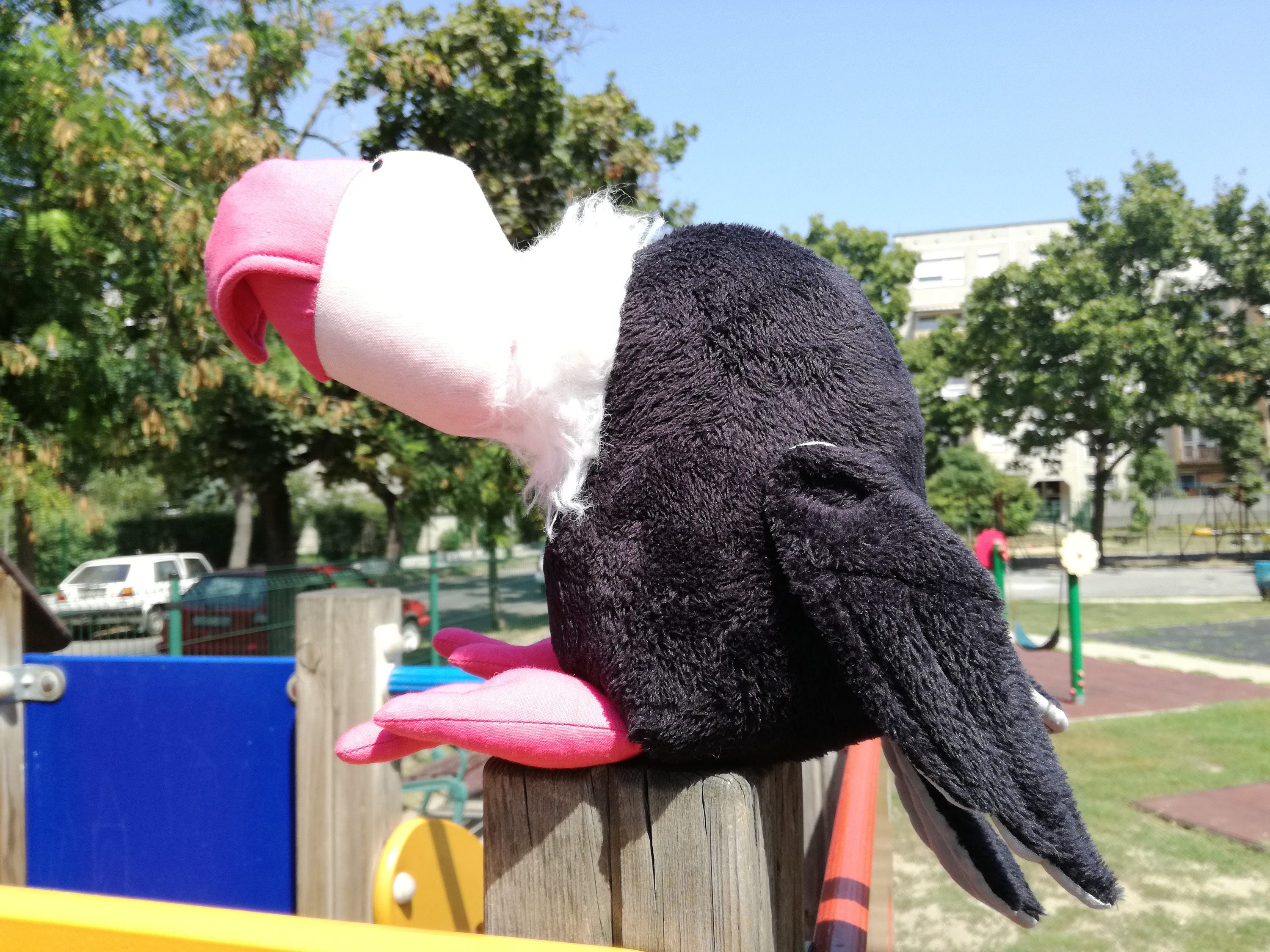 Good Old Bald Vulture Plush Birdie, Cuddly Condor Soft Toy