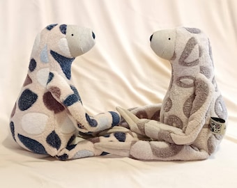 Small Plush Sloth - Pebbles or Bubbles, stuffed animal toy for children, cuddly jungle stuffie, sleeping fellow