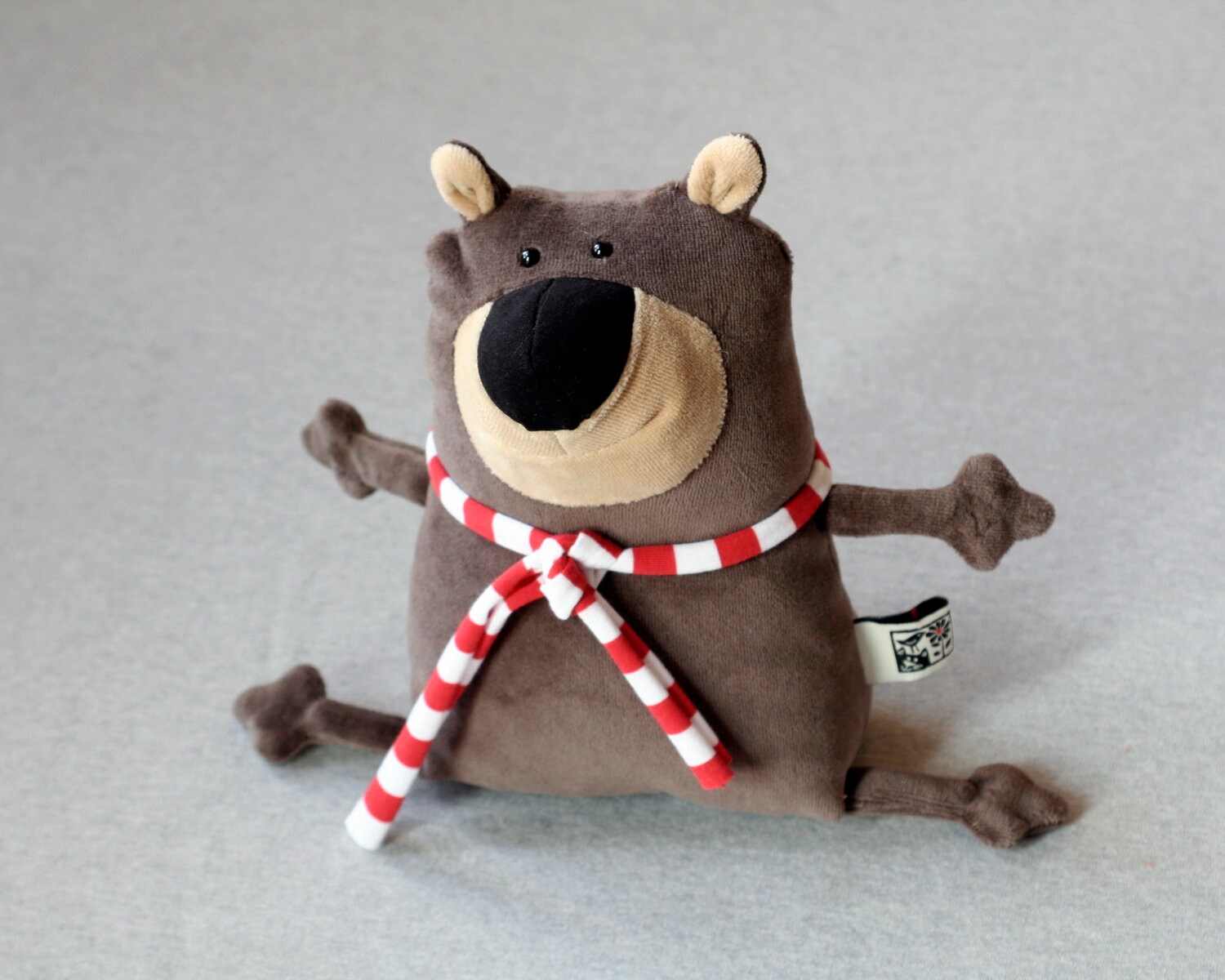 Download Muma Teddy Bear Plushie Funny Little Bear Stuffie Toy Funny Pocket Plush Bear Stuffed Animal