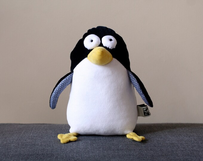 Pocket Penguin Muma, Funny Pop Eye Penguin Toy, Soft Little Penguin Stuffed Toy