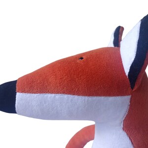 Rusty the Plush Fox, Rusty reddish Stuffed Foxy Toy image 3