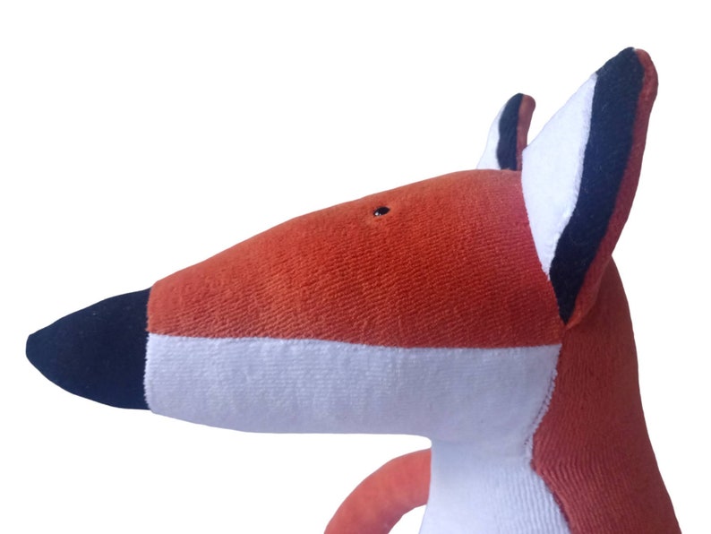 Rusty the Plush Fox, Rusty reddish Stuffed Foxy Toy image 3