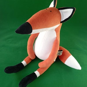 Rusty the Plush Fox, Rusty reddish Stuffed Foxy Toy image 9