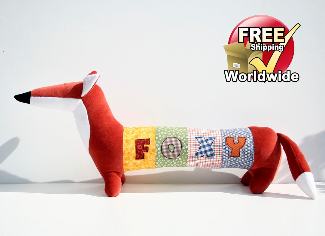 Personalized fox cheap stuffed animal