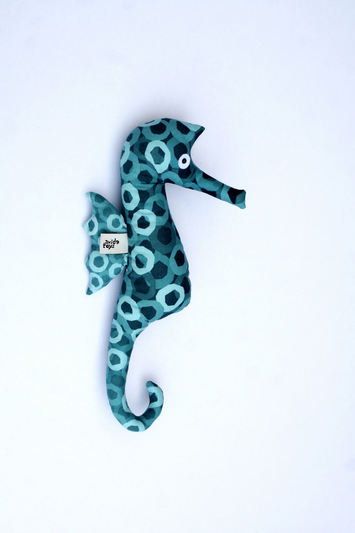Little Seahorse Plush Toy Colorful Stuffed Seahorse Plushie Etsy
