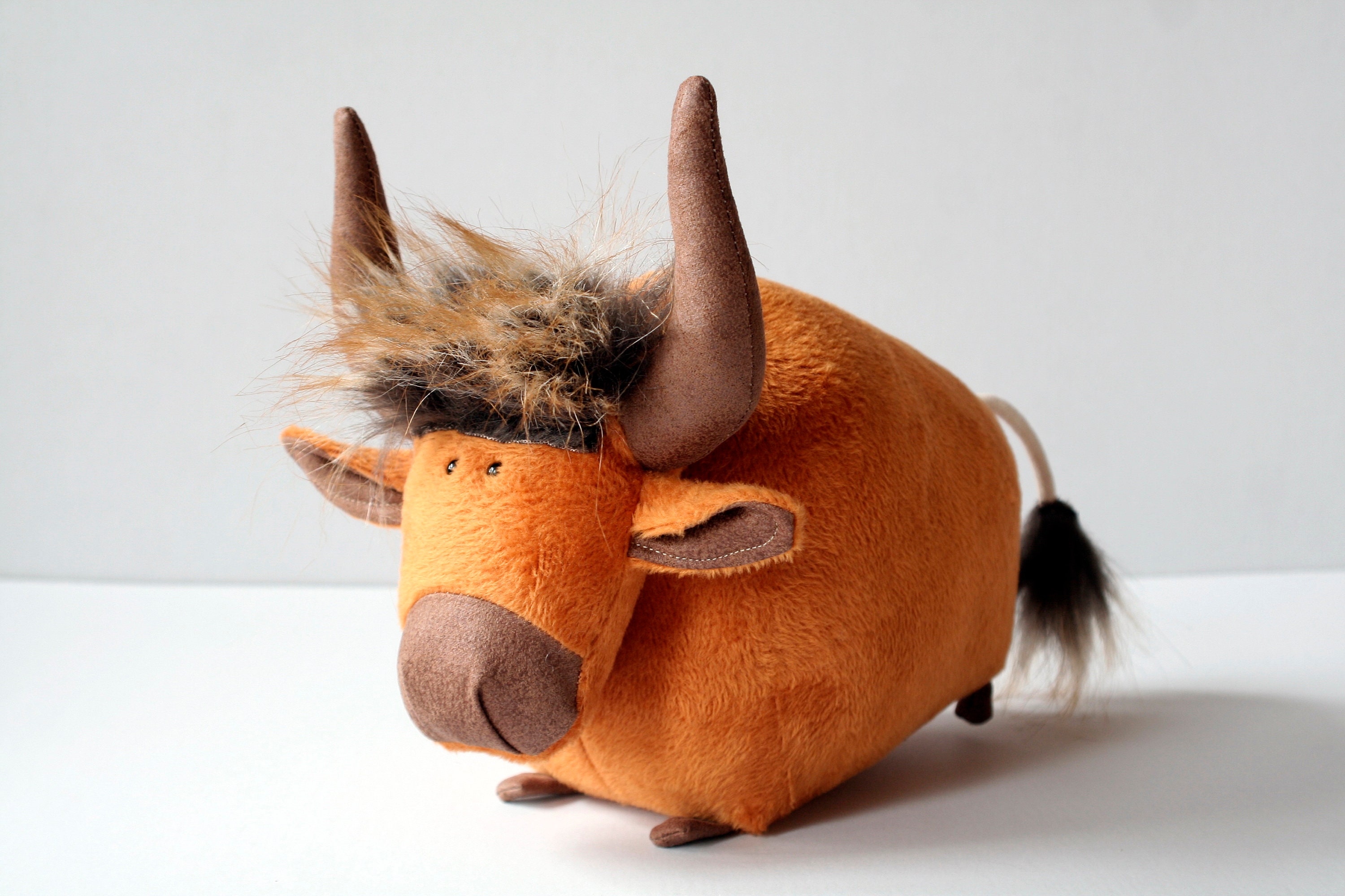 giant stuffed buffalo