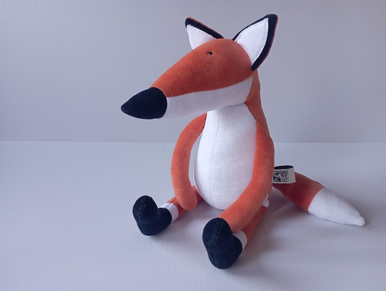 Rusty the Plush Fox, Rusty reddish Stuffed Foxy Toy image 1