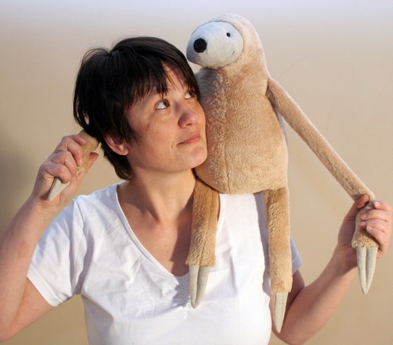 Big Sloth stuffed animal toy for children | Etsy