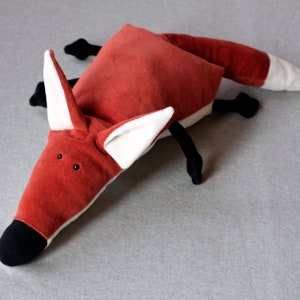 Little Fox Plushie Ponca, Soft Foxy Toy, Funny Plush Red Fox