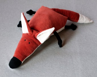 Little Fox Plushie Ponca, Soft Foxy Toy, Funny Plush Red Fox