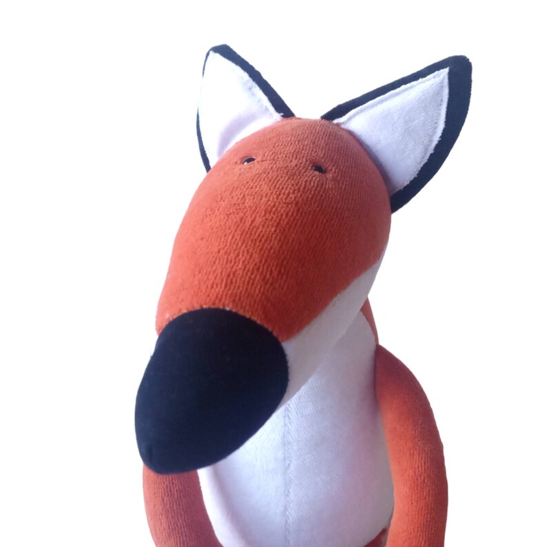 Rusty the Plush Fox, Rusty reddish Stuffed Foxy Toy image 5