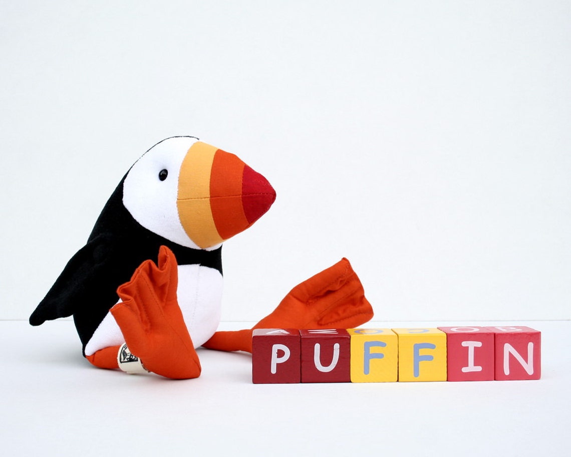 Puffin Plush Birdie Cuddly Puffin Soft Toy - Etsy