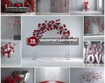Ensemble de toile de fond numérique gris argenté pour la Saint-Valentin, + 60 arrière-plans photo, photographie, téléchargement immédiat, haute résolution, usage commercial