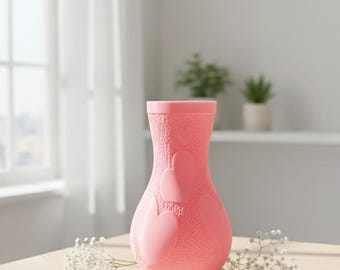Sweetheart Bloom  3D printed decorative Vase