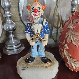 VTG -  Ron Lee - Clown Dentist  (Gold Plated, 1983) - Signed