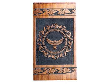 Handcrafted Rosewood Cremation Urn -  Adult Ashes, Secure Closure, Elegant & Meaningful Design for love