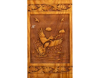 Handcrafted Rosewood Cremation Urn: Adult Ashes, Secure Closure- Unique Design