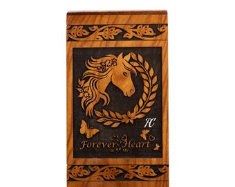 Handcrafted Rosewood Cremation Urn: Adult Ashes, Secure Closure-Built to lastong-lasting durability.