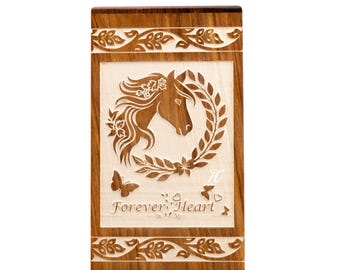 Handcrafted Rosewood Cremation Urn: Adult Ashes, Secure Closure-urn showcases warm wood tones