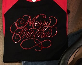 ladies sequin christmas tops