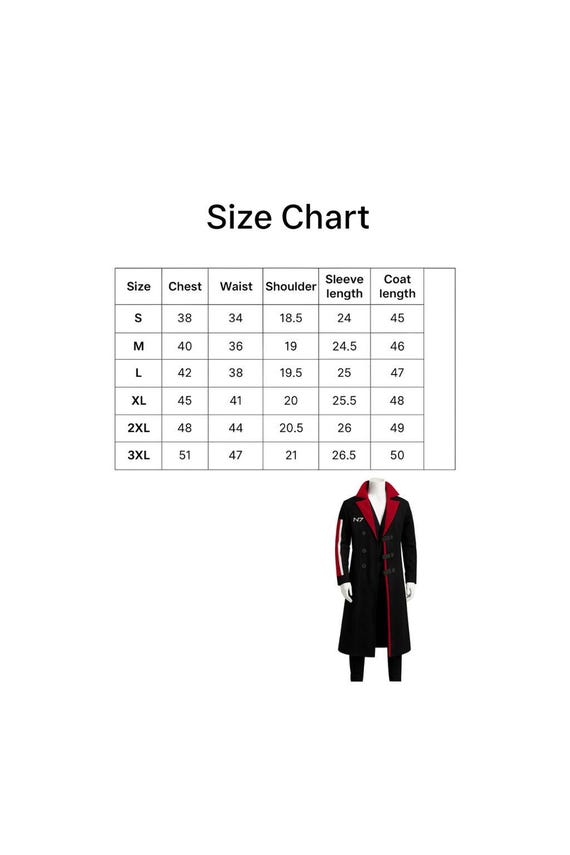 N7 Inspired Trench Coat, Gamer Cosplay Outfit - Etsy