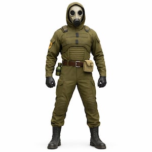 Costume de reconnaissance tactique - Costume de cosplay militaire avec ceinture utilitaire