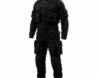 Modern Military Tactical Jumpsuit – Cosplay, Action & Utility Costume