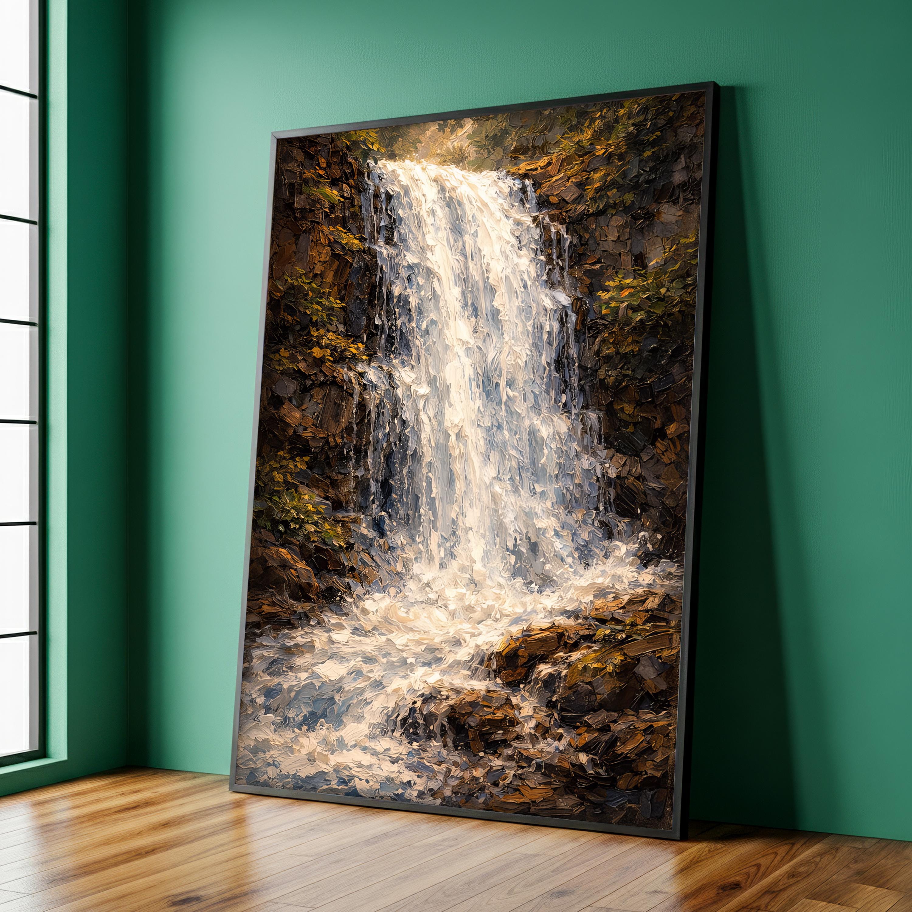 Giorno Di Caduta Del Sole : Progettazione Artistica Autunnale Di Cascata Illustrazione di Stock