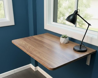 Wall-Mounted Folding Table, Folding Table With Shelves, Space Saving Table, Folding Dining Table, Murphy Table, Study desk, Foldable Desk