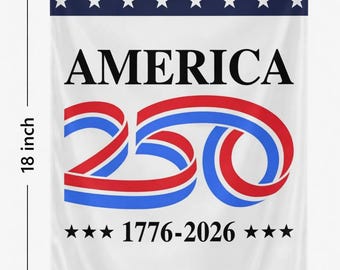 America 250 Years Anniversary Flag - 1776 2026 Patriotic Double Sided Garden Banner Outdoor Decor
