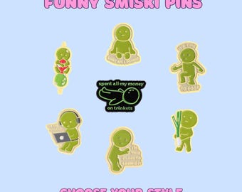 Grappige emaille pins Smiski verschillende ontwerpen Valentijnscadeau