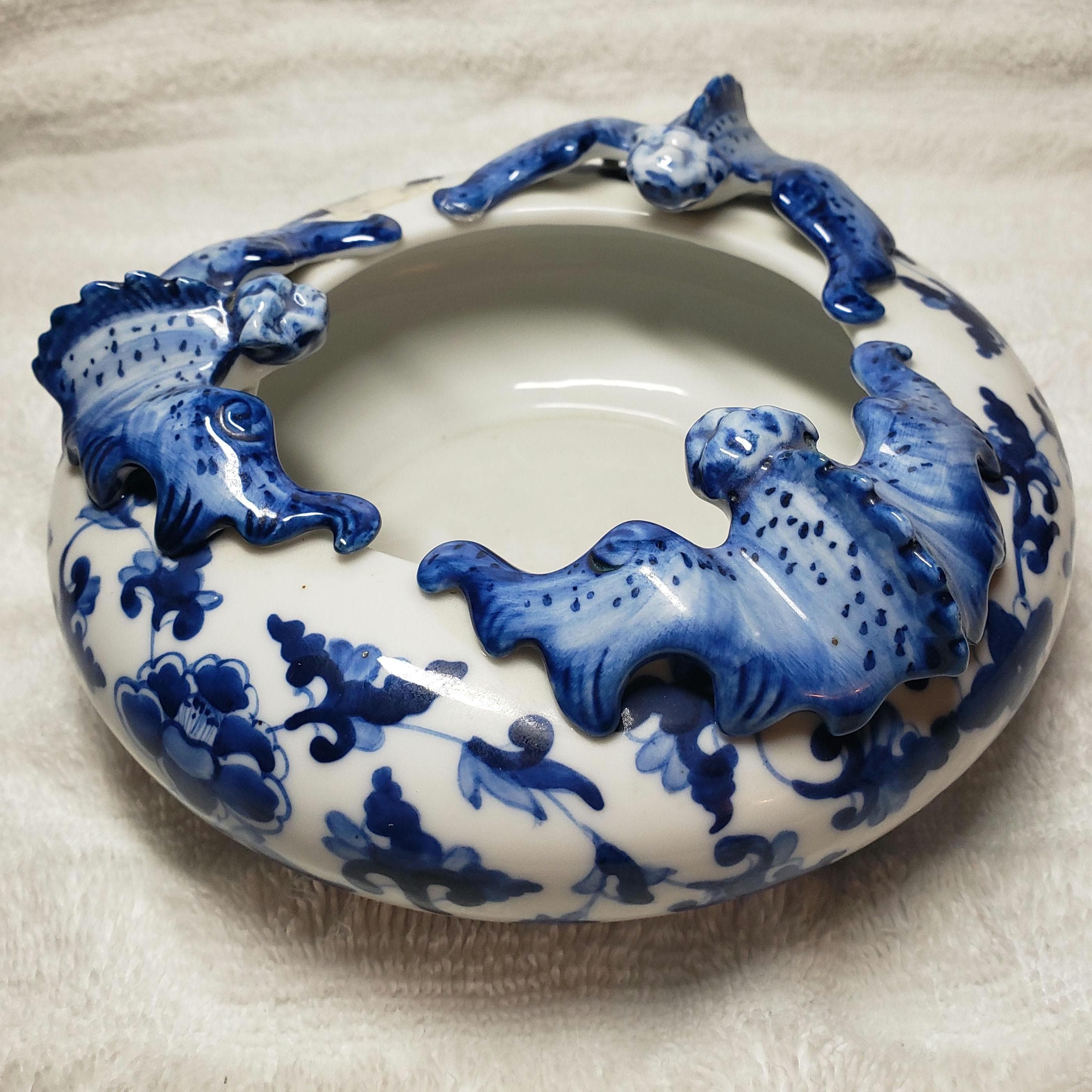 中国　古美術品　青花　花瓶　壺　龍　鳳凰　麒麟　縁起物　　デザイン　中国　染付 中国 古美術品 青花 花瓶 壺 龍 鳳凰 麒麟 縁起物 デザイン 中国 染付