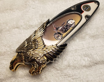 Harley Davidson Duo Glide Sammler-Taschenklappmesser von Franklin Mint