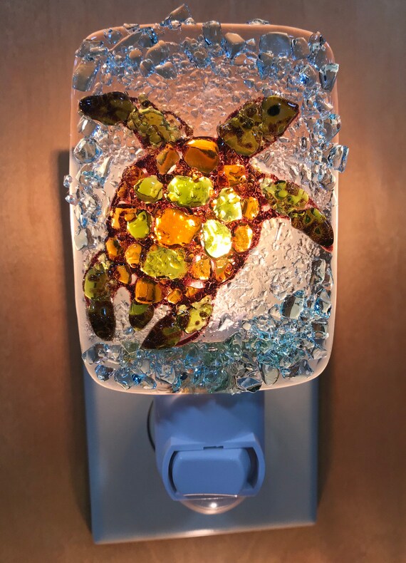 Eco Friendly Lighting Home Deco Sea Turtle Glass Night Light Fused Art 100 Recycled Lights Living Vadel Com Eco Friendly Lighting Home Deco Sea, Recycled Glass Night Lights