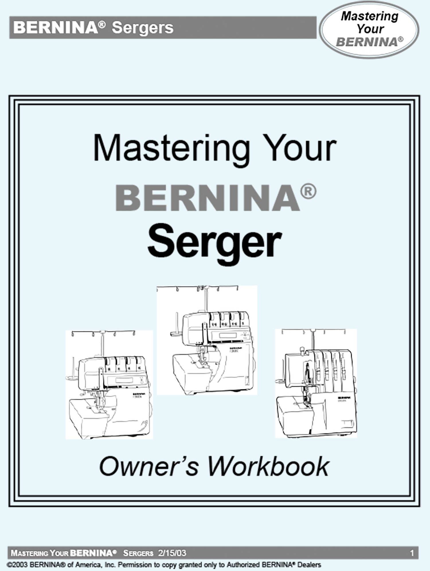 Sewing Machine Tools, Overlock & Serger Service Kit.