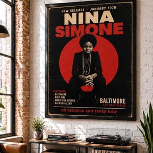 Nina Simone Poster - Etsy