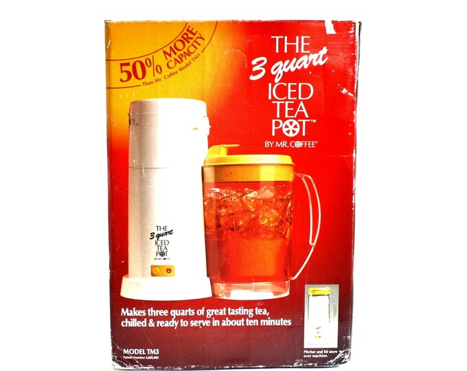 Mr Coffee Iced Tea Maker / Pitcher TM3 3 Quart Size the Iced Tea Pot