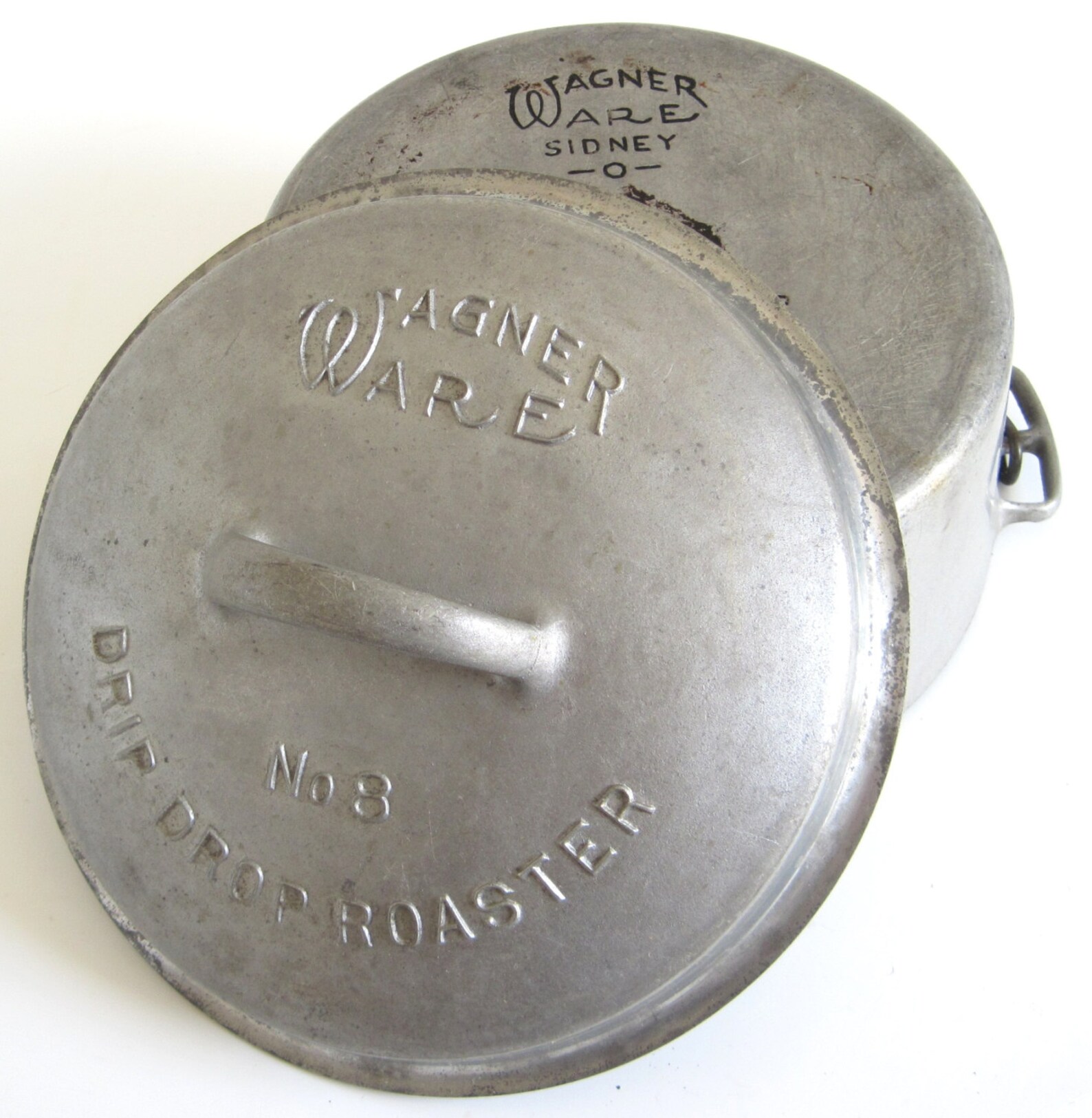 Wagner Ware Cast Aluminum Dutch Oven Drip Drop Roaster No. 8 Etsy