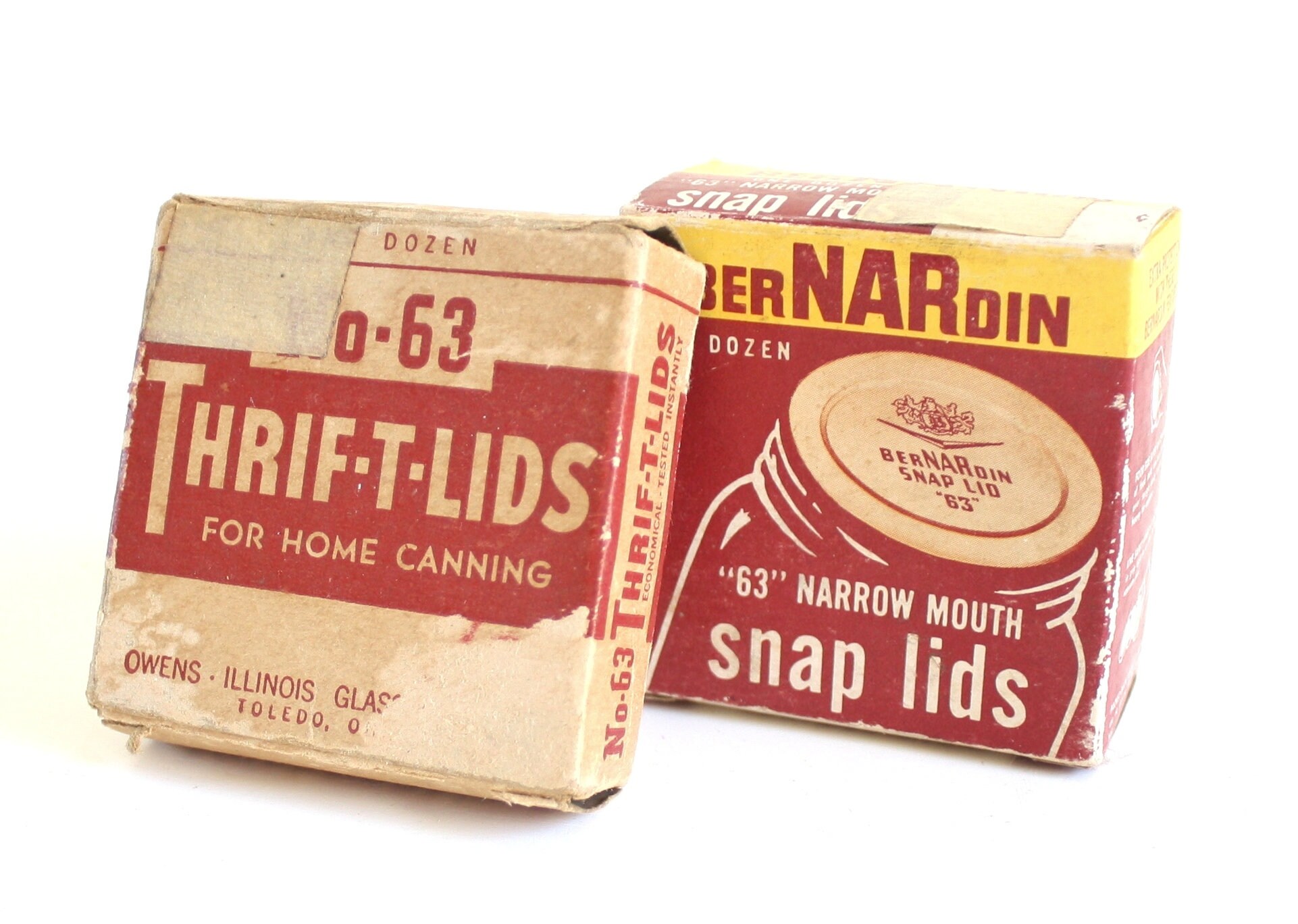 Narrow Mouth 63 Mason Jar Canning Lids Bernardin Etsy